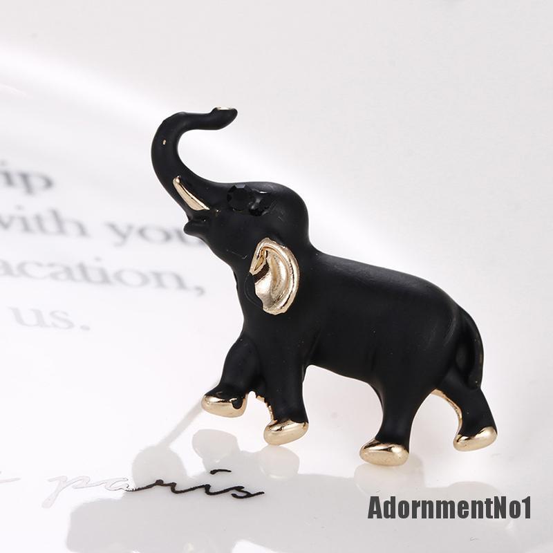 (Adornmentno1) Bros Pin Enamel Bentuk Gajah Untuk Wanita