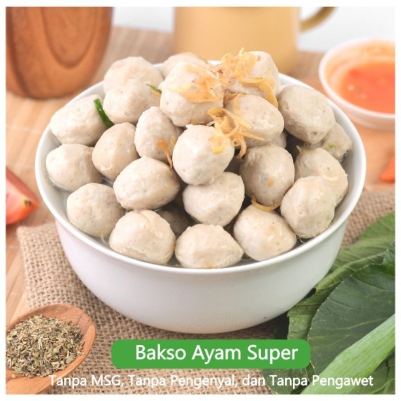 

Bakso Tanpa MSG - Bakso Ayam Super