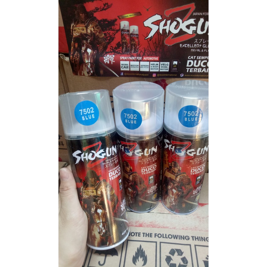 pilox pilox Cat semprot duco shogunz pilok shogun 7502 blue 7502 400cc biru