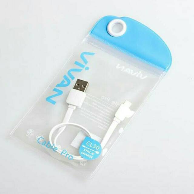 Kabel Data Vivan Lightning Iphone 5 6 7 8 X Original Vivan