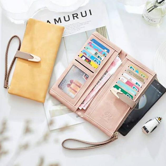 Prettyzys - Ori - Fressia Long Wallet - Dompet Wanita - Dompet Panjang - Dompet Kartu
