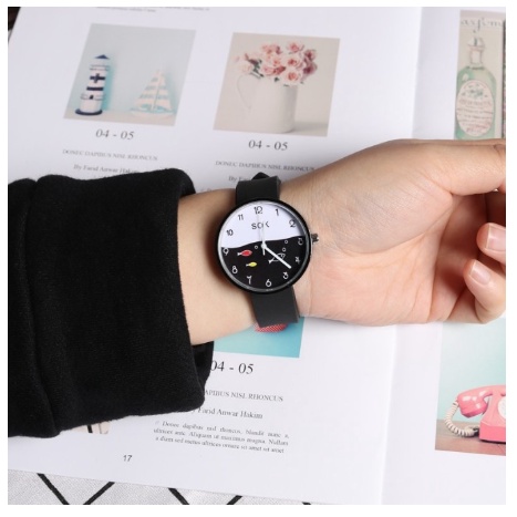 COD✅[Ready Stock] JAM TANGAN - JAM TANGAN WANITA ANALOG / JAM TANGAN FASHION WANITA SHSHD-Motif Hitam