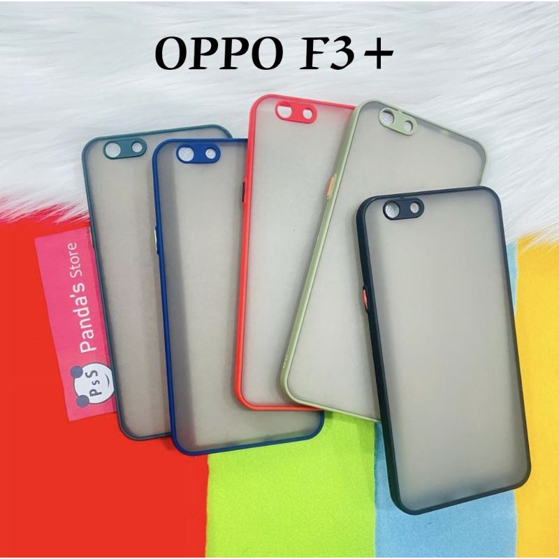 Case Oppo F3+ My choice Polos + Ring Kamera / Pelindung Kamera (PsS)