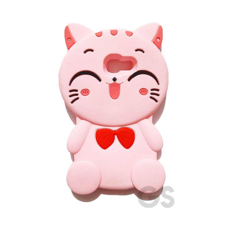 Silicon Boneka 3D SAMSUNG A3 2017 Softcase Lucu Karakter  silikon tebal karakter lucu / case anak anak warna biru / pelindung hp