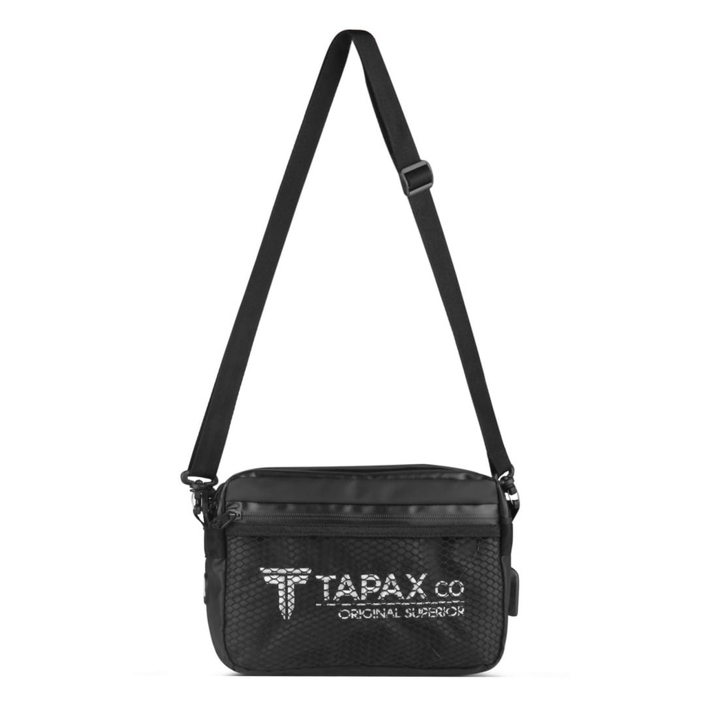 Tas Selempang Premium USB Waterproof Tapax MORGE KinayShop