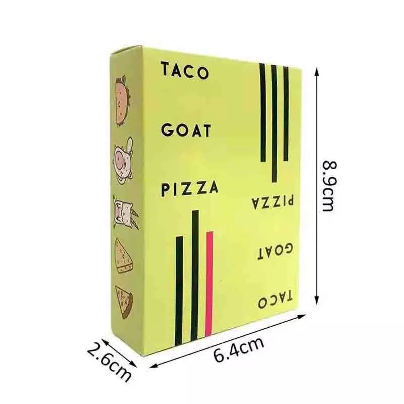 Taco Cat Goat Cheese Pizza Game cards