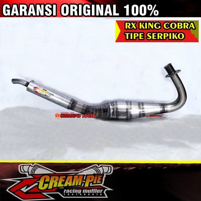 Knalpot Rx King Kobra cobra Tipe Serpiko Serpico Creampie Original Asli Jogja
