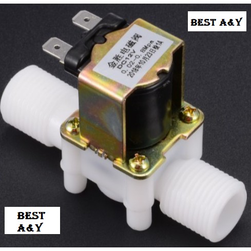 Selenoid Valve  Water Inlet Valve otomatis Mesin Cuci 1 per 2 inchi inci 12V DC kran