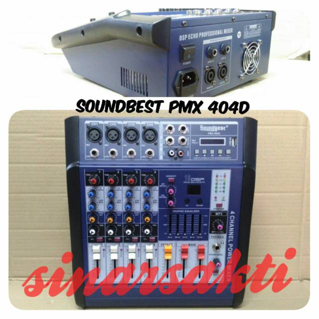 POWER MIXER SOUNDBEST PMX 404D