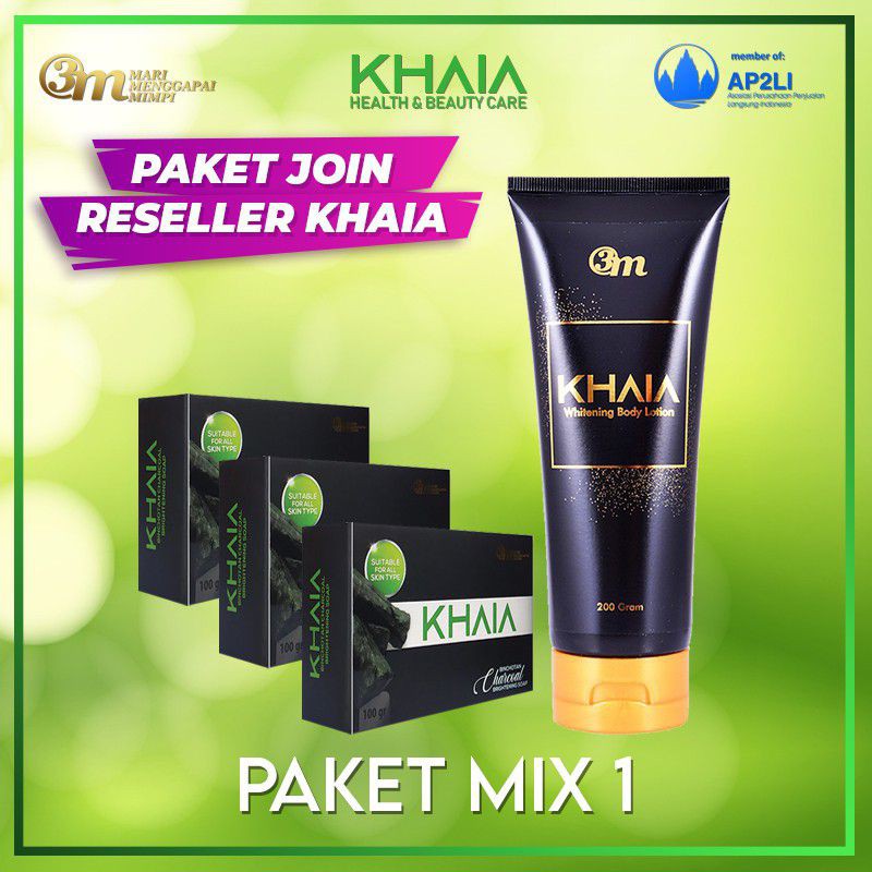 PAKET MURAH MERIAH JOIN MEMBER KHAIA 100% ORIGINAL KHAIA PAKET MIX 1