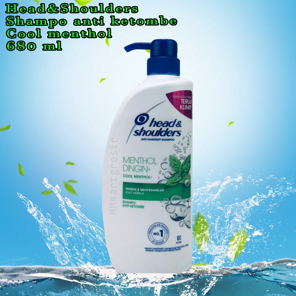 Head&amp;Shoulders/ anti - dandruff shampoo / shampo anti ketombe / cool memthol / 680 ml