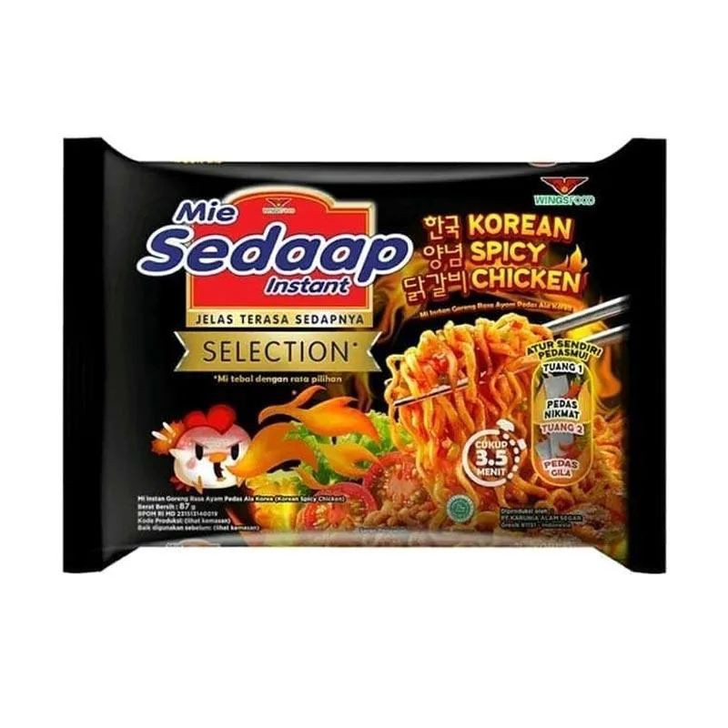 [PAKET HEMAT ISI 5PC] MIE SEDAP GORENG SELECTION KOREAN SPICY CHICKEN 87G