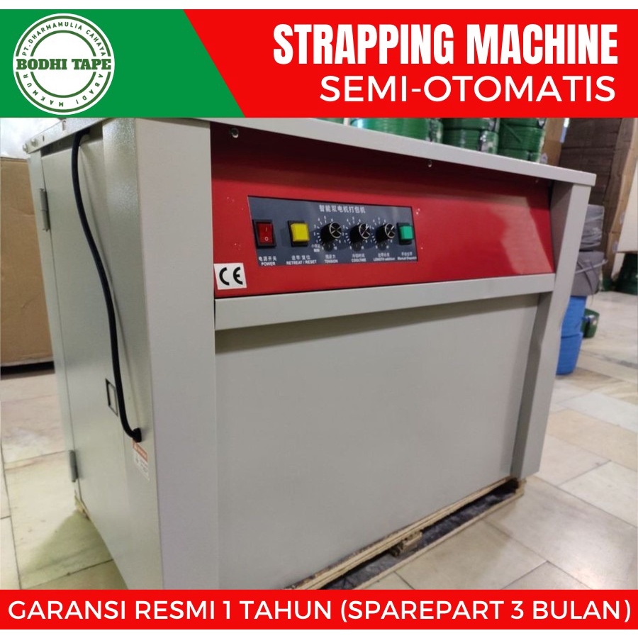 STRAPPING MACHINE MESIN STRAPPING BAND / MESIN PENGIKAT TALI SEMI OTOMATIS