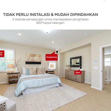 WER-20 [Exclusive] SPC CCTV Super Series Wireless / HD 720P / Rotation 360 / Garansi 1 thn / Smart C