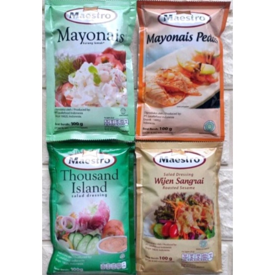 

maestro mayonais pedas/original/sesame wijen sangrai 100gr