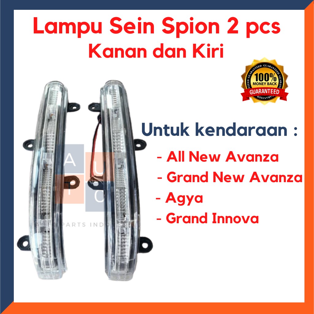 Lampu Sein Spion Avanza/ Lampu Sein Spion Innova/ Lampu Sein Spion Agya/ Sein Spion All New Avanza