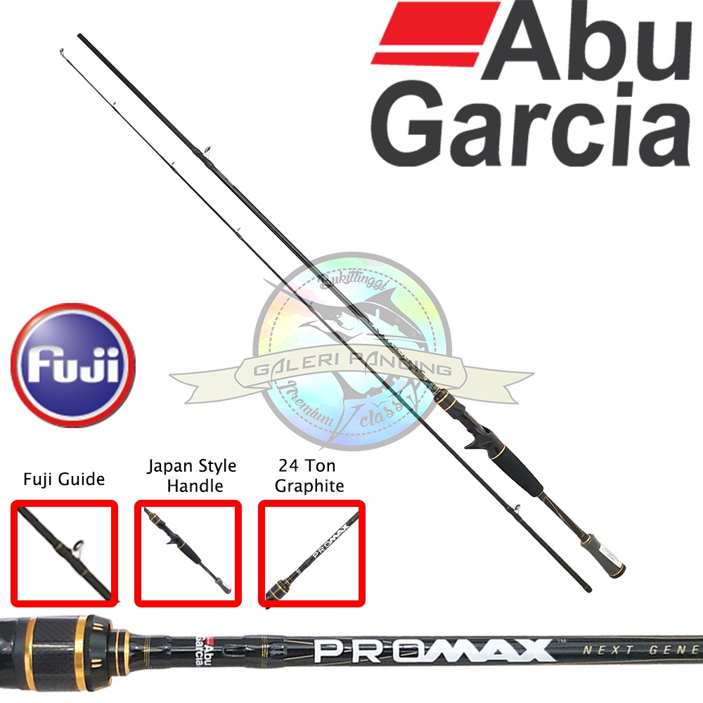 Joran BC Abu Garcia Promax C602ML 5-12lb 180cm Fuji Guide