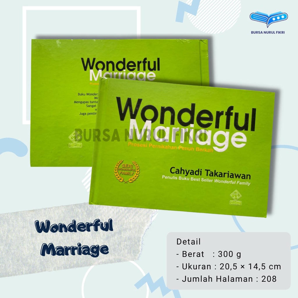 

Wonderful Marriage Chayadi Takariawan