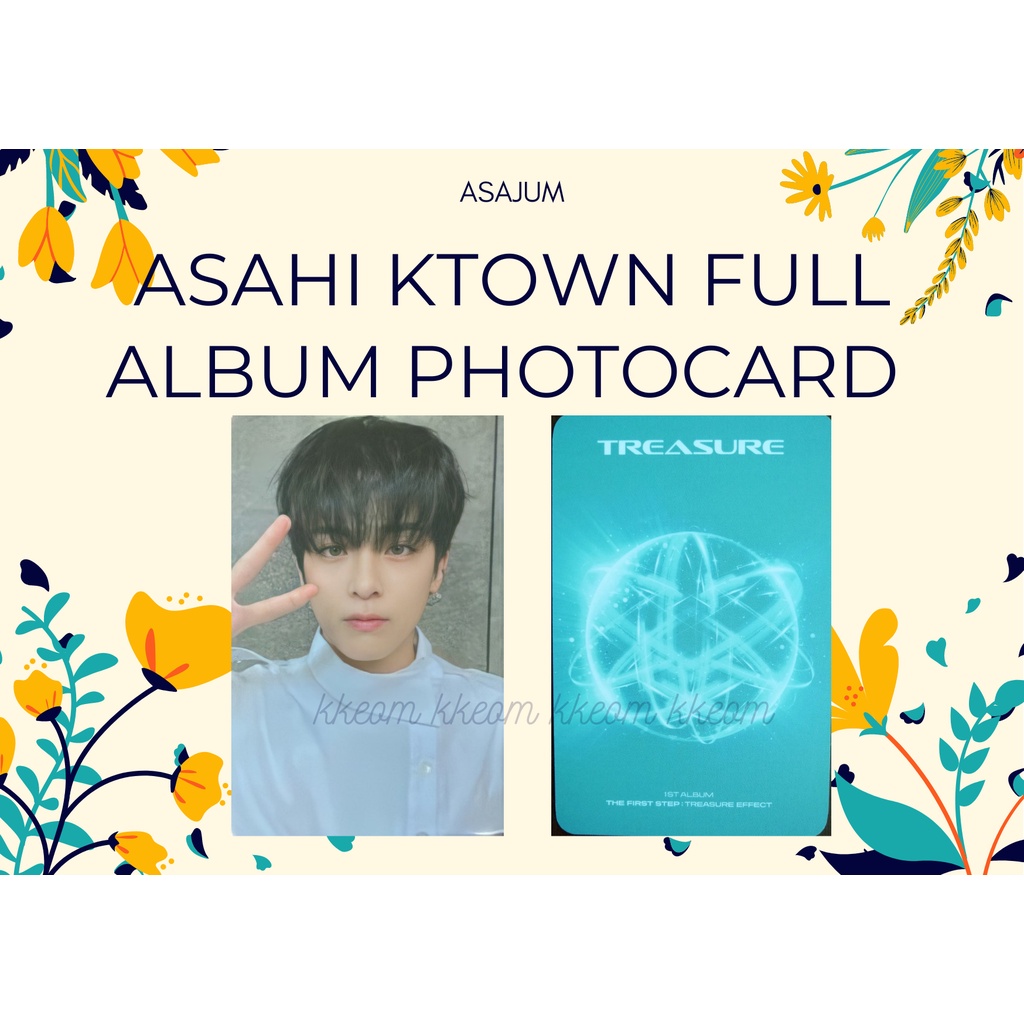 Asahi Treasure Asajum Full Album Ktown4u FA Concept Selfie Ktown Photocard