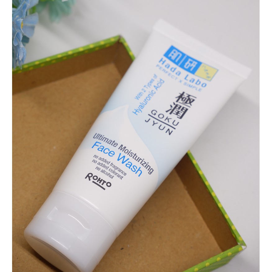 hada labo gokujyun ultimate moisturizing facial wash