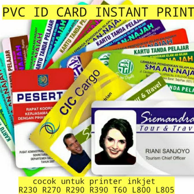

Yang Dicari] Pvc Id Card Inkjet Instan Print. Cocok Untuk T60 L800 L805 R230.Glossy