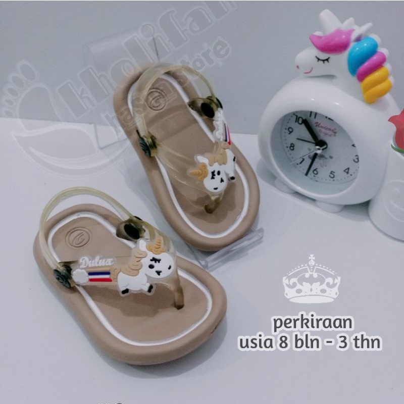 SANDAL JEPIT ANAK PEREMPUAN TALI BELAKANG UNICON 20-25 311e