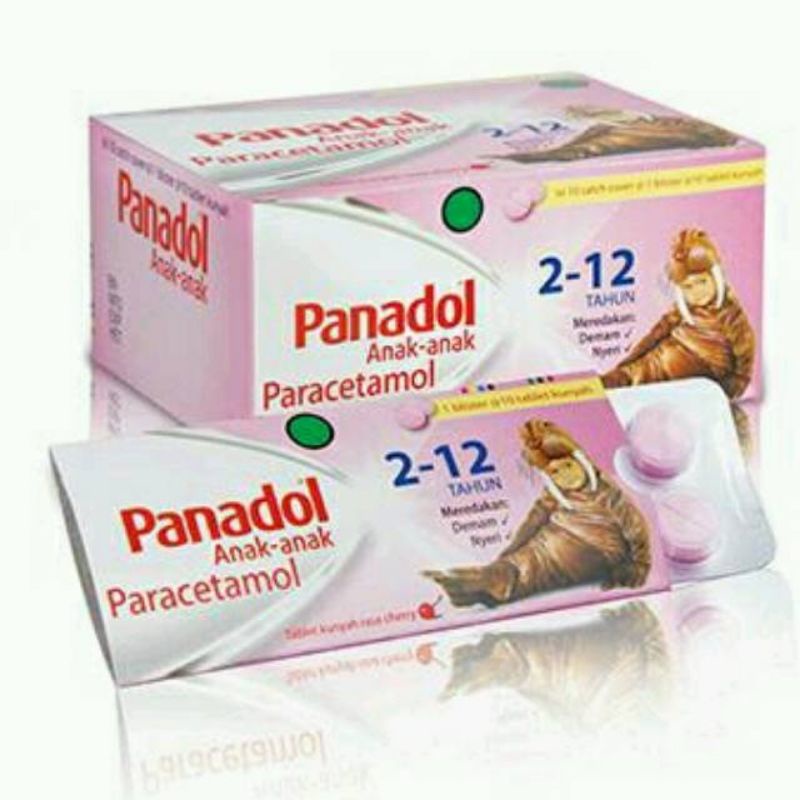 PANADOL ANAK TABLET PANADOL ANAK CHEWABLE 1 STRIP 10 TABLET