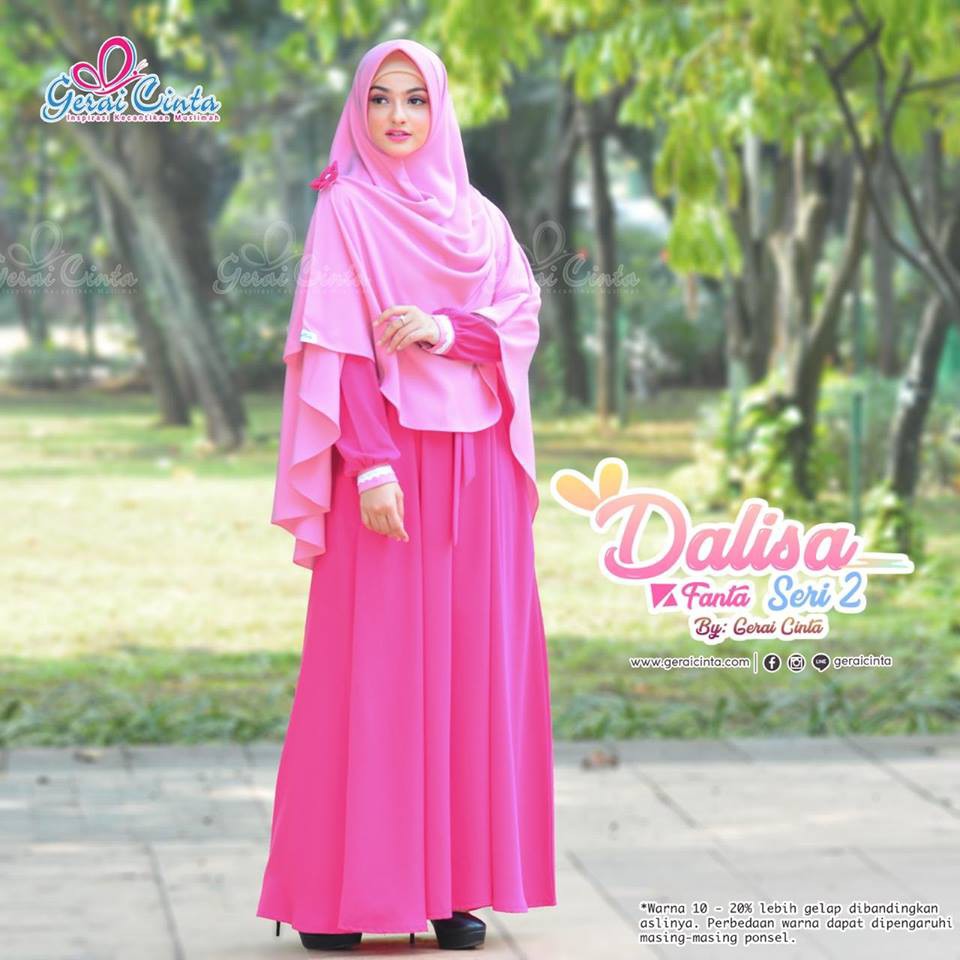  Gamis  Dress Set Dalisa2 FANTA by GERAI  CINTA  READY STOCK 