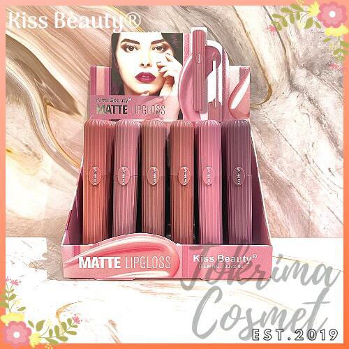 (CYBER) COD TERBARU Lipgloss Kiss Beauty Nude Edition Terbaru