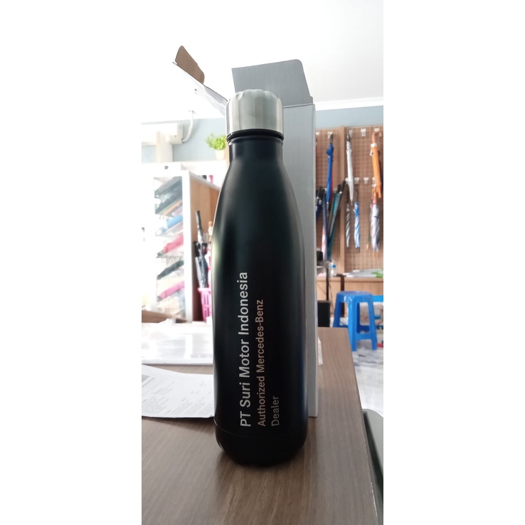 Tumbler Custom Eceran Grosir Tumbler Bowling 500ml panas dingin cetak Nama Logo Laser Grafir Souvenir Promosi