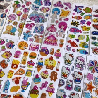 

STICKER HOLOGRAM KARAKTER / STIKER ANAK 3D / STIKER TIMBUL