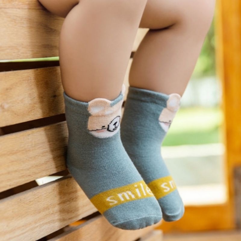 Kaos Kaki Bayi Robibabi style fashion korea motif karakter Animal Anti Slip Import Premium