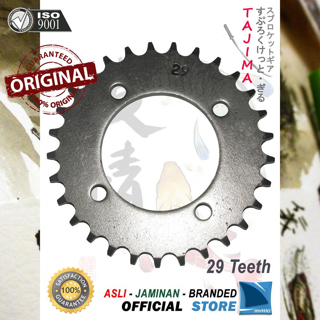 Gigi Tarik 28T ~ 39T YAMAHA Jupiter MX / New / 135cc Gir Belakang - Rear Sprocket Gear TAJIMA