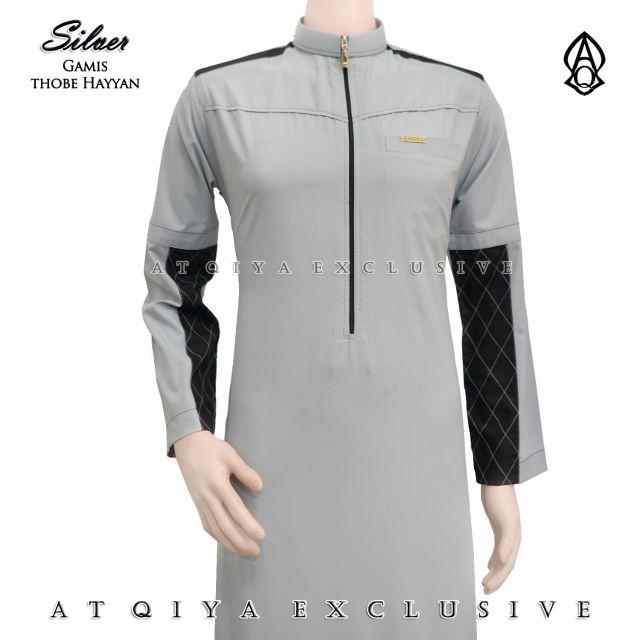 Gamis Hawi Exclusive Motif Batik 1 & 2 / Gamis Pria Slim Fit /jubah Laki Laki-laki Pria/gamis Atqiya