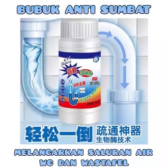 SERBUK ANTI SUMBAT TOILET &amp; PEMBERSIH SALURAN