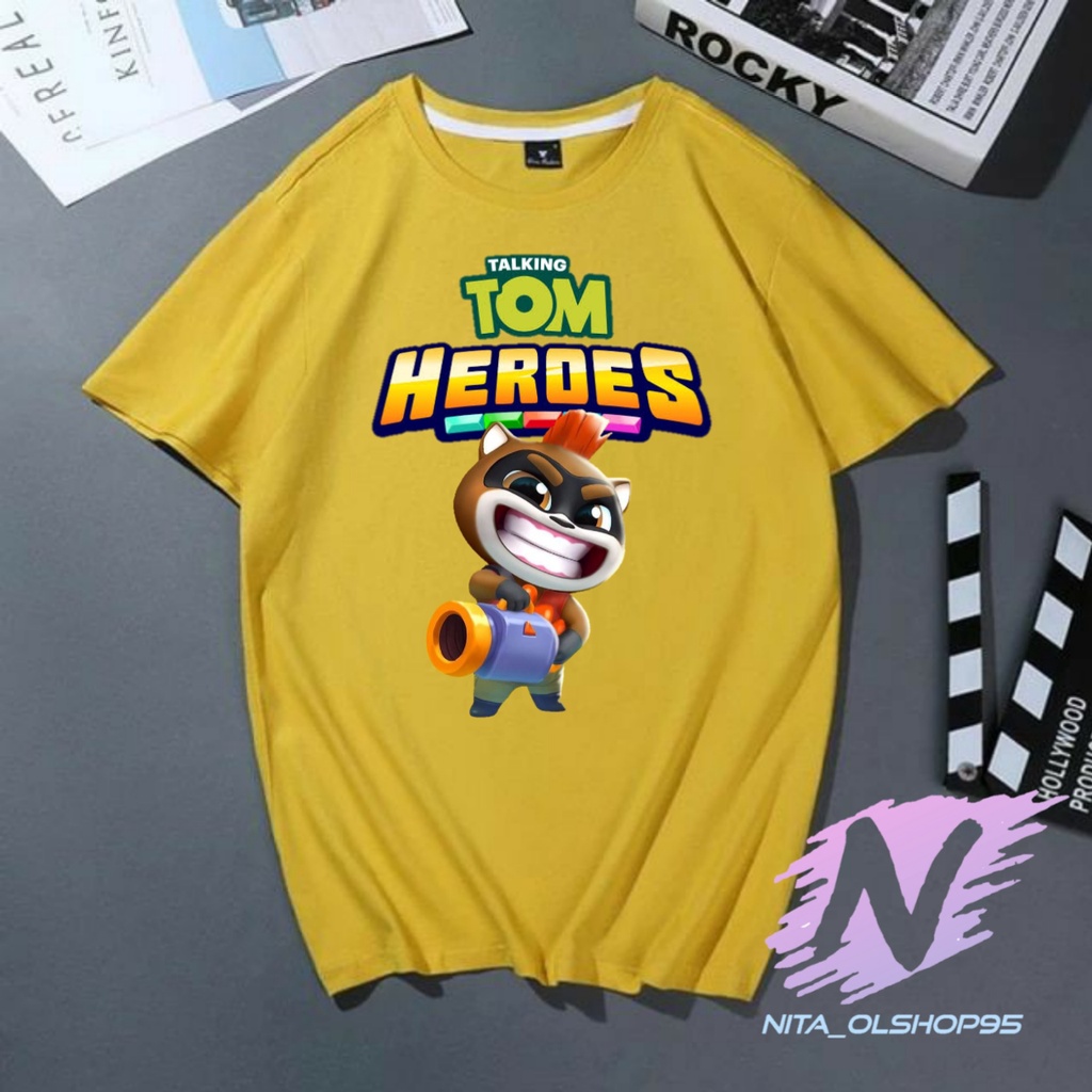 KAOS ANAK MY TALKING TOM HEROES