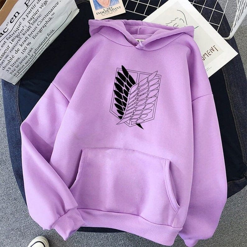 Jumper hoodie Attack on Tittan Harajuku || Attack on Tittan Harajuku Sweater Hoodie ANIME Sz M-XL ( Pria &amp; Wanita )