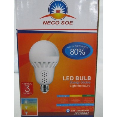 NECO SOE 7 watt Lampu LED 3 Warna : Cool Daylight-Warm Wahite-Warm