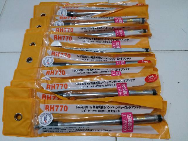 ANTENA HT RH-770 DUALBAND/BNC BUAT ICOM DAN ALINCO /panjang antena  93cm