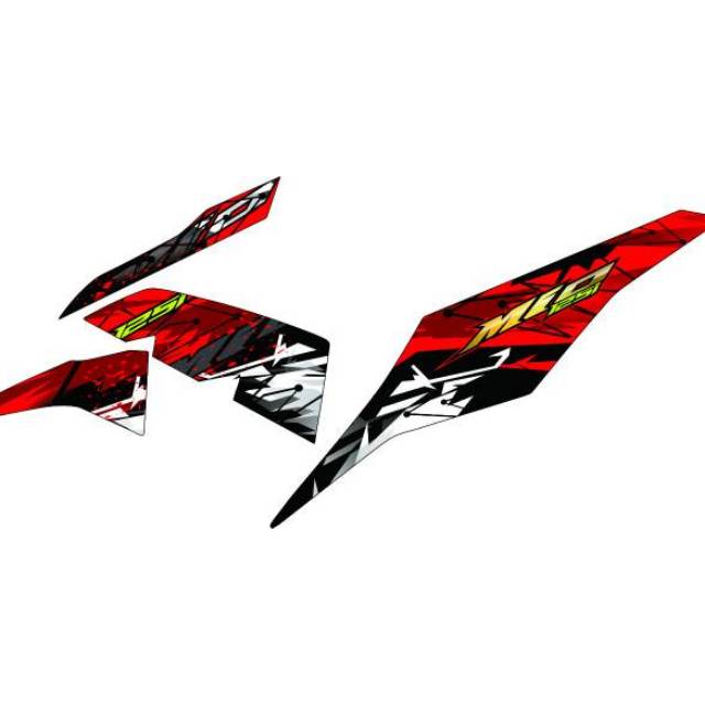 Striping Motor Mio M3 Thailook Stiker Mio Z Stiker Motor Mio 125 Termurah Variasi Mio M3 2020 Shopee Indonesia