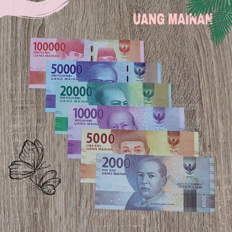 Jual Uang Mainan | Mainan Uang - Uangan | Duit Mainan | Mainan Uang
