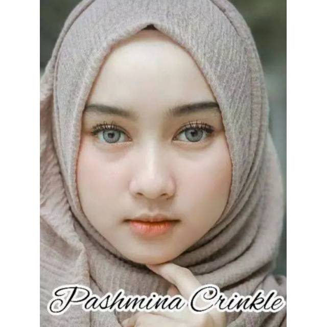 (COD) PASHMINA CRINCKLE TERBARU