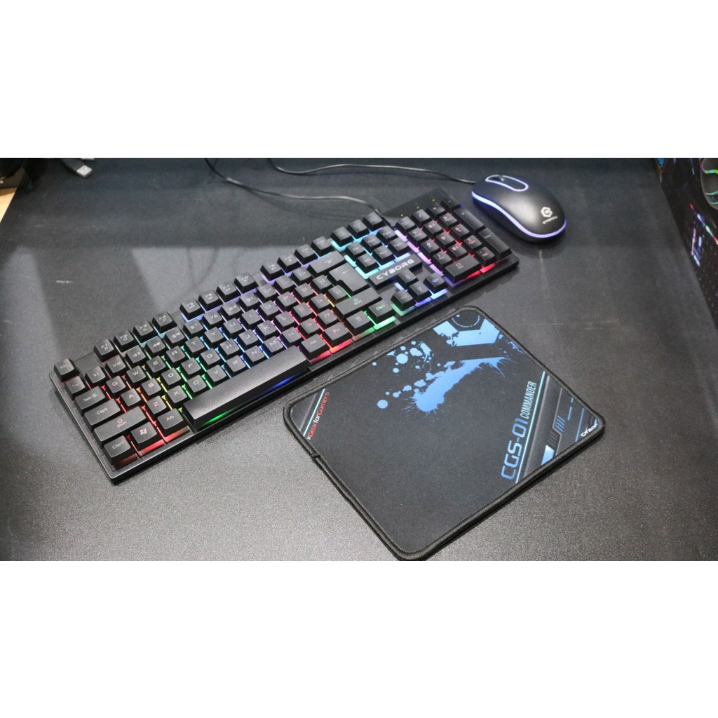 Cyborg 3in1 Gaming Combo Keyboard + Mouse + Pad CGS-01 Commander