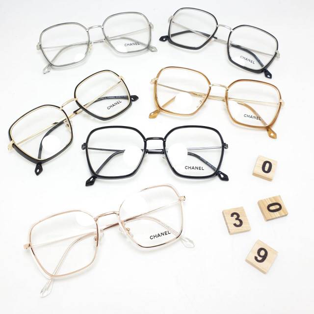 Frame 0039 | frame kacamata kotak lebar | paket kacamata minus/plus/cyl/antiradiasi | kacamata korea