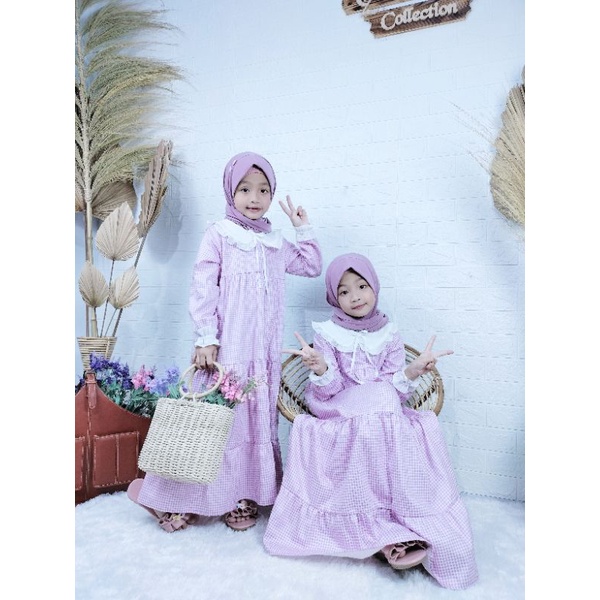 "Gamis Elmeyra" katun jepang senko tokai original by gracezara / gamis rempel susun / gamis susun