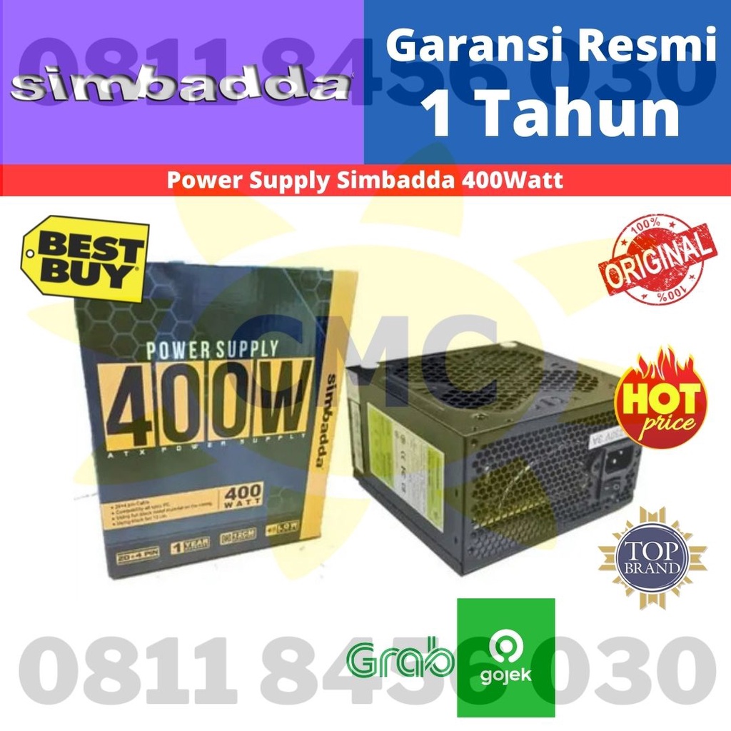 Simbadda Power Supply 400W 400 WATT BOX