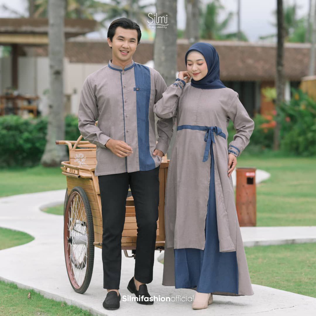 SARIMBIT SILMI 2022 QINAN QANIA FAMILY SERIES TERBARU SERAGAM KELUARGA GAMIS BAJU BUSANA MUSLIM FASH