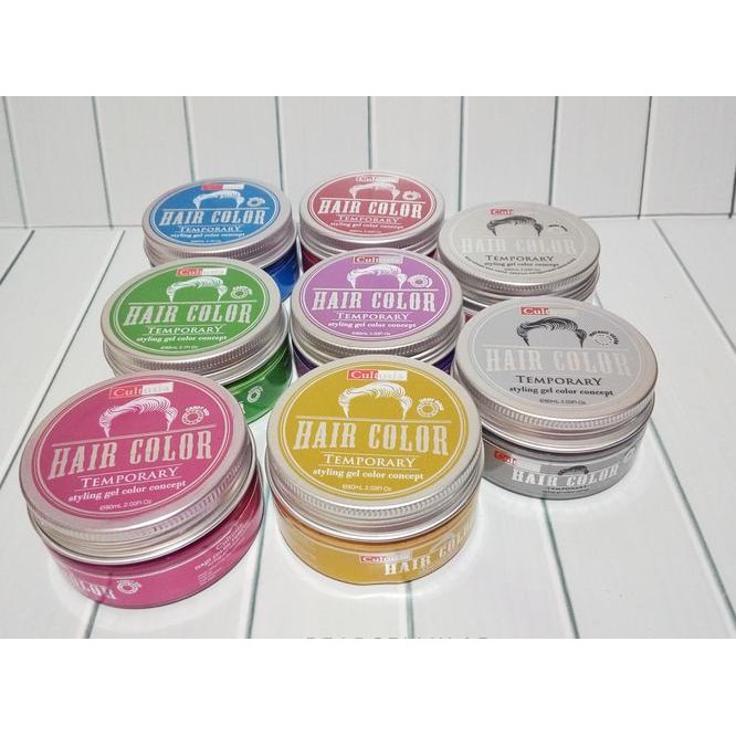 Original Cultusia Hair Color / Pomade Warna Mudah Dibersihkan 80Ml Bpom