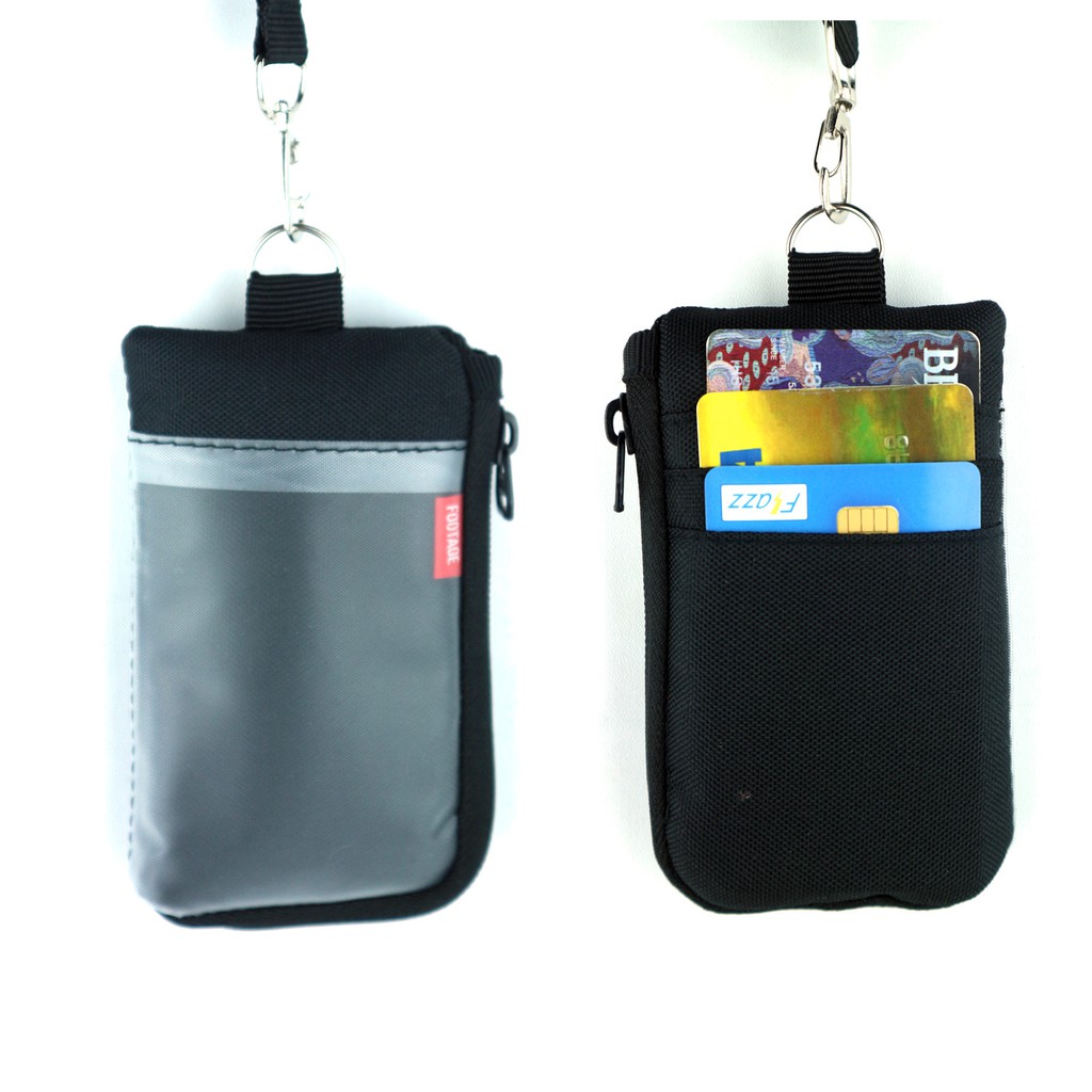 Hanging Wallet ID CARD Holder Dompet Kartu Kalung Gantung Leher Pria Wanita Mobil Motor Kunci STNK