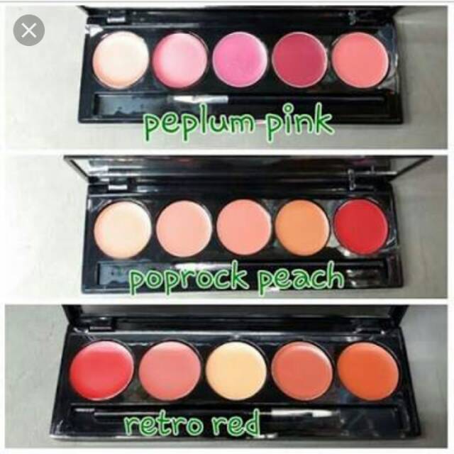 MakeOver lipstik pallete